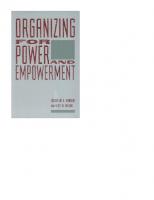 Organizing for Power and Empowerment
 0231067194, 9780231067195, 0231067186, 9780231067188