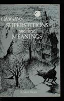 Origins : Superstitions and their Meanings