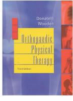 Orthopaedic Physical Therapy [3 ed.]
 0443079935, 9780443079931
