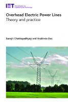 Overhead Electric Power Lines: Theory and practice (Energy Engineering)
 1839533110, 9781839533112