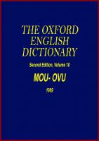 Oxford English Dictionary [10, 2 ed.]
 0198612222, 0198611862