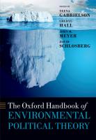 Oxford Handbook of Environmental Political Theory
 0199685274, 9780199685271
