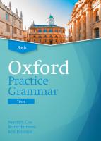 Oxford Practice Grammar. Basic Tests