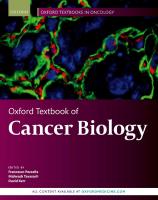 Oxford Textbook of Cancer Biology
 0198779453, 9780198779452