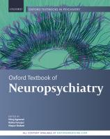 Oxford textbook of neuropsychiatry [1 ed.]
 9780198757139, 0198757131