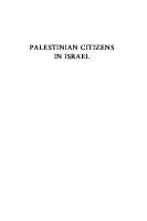 Palestinian Citizens in Israel: A History Through Fiction, 1948-2010
 9781474459303