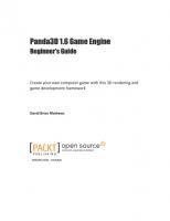 Panda3D 1.6 Game Engine Beginner's Guide
 1849512728, 9781849512725