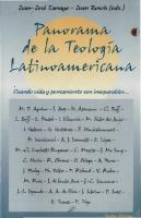 Panorama De La Teologia Latinoamericana