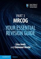 Part 3 MRCOG: Your Essential Revision Guide [1st ed.]
 9781316866979