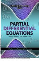 Partial Differential Equations: Theory, Analysis and Applications : Theory, Analysis and Applications [1 ed.]
 9781613247433, 9781611228588