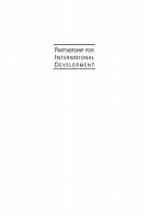 Partnership for International Development: Rhetoric or Results?
 9781685855154