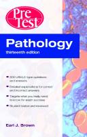 Pathology : PreTest self-assessment and review [13 ed.]
 9780071623490, 0071623493
