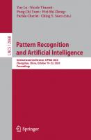 Pattern Recognition and Artificial Intelligence: International Conference, ICPRAI 2020, Zhongshan, China, October 19–23, 2020, Proceedings [1st ed.]
 9783030598297, 9783030598303