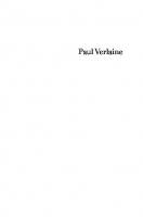 Paul Verlaine: A Bilingual Selection of His Verse
 9780271086354