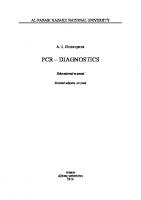 PCR  diagnostics: educational manual
 9786010412378