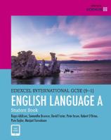 Pearson Edexcel International GCSE (9-1) English Language A Student Book [2 ed.]
 0435182560, 9780435182564