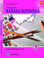 Pelajaran Bahasa Indonesia Untuk SMP/MTs Kelas IX
 9794629944