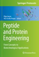 Peptide and Protein Engineering: From Concepts to Biotechnological Applications [1st ed.]
 9781071607190, 9781071607206