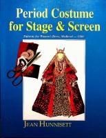 Period Costume for Stage & Screen: Patterns for Womens' Dress, Medieval - 1500
 0887346537, 9780887346538