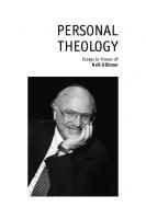 Personal Theology: Essays in Honor of Neil Gillman
 9781618111906