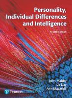 Personality, Individual Differences and Intelligence
 9781292090511, 9781292090573, 9781292180632, 1292090510