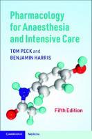 Pharmacology for Anaesthesia and Intensive Care [5th Edition]
 9781108591317, 1108591310, 1108710964, 9781108710961
