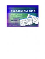 Pharmcards review cards for medical students [4 ed.]
 9780781787413, 0781787416