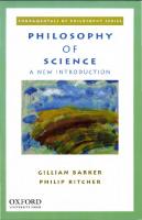 Philosophy of science: a new introduction
 9780195366198