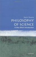 Philosophy of Science: A Very Short Introduction [1 ed.]
 0192802836, 9780192802835