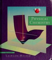 Physical Chemistry [3 ed.]
 0395918480, 9780395918487
