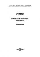 Physics of nonideal plasmas: educational manual
 9786010417328