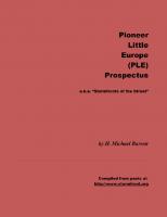 Pioneer Little Europe (PLE) Prospectus