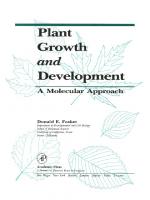 Plant Growth and Development [1 ed.]
 0122624300