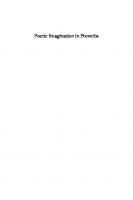 Poetic Imagination in Proverbs: Variant Repetitions and the Nature of Poetry
 9781575066967