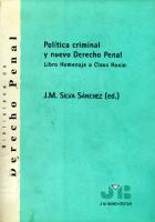 Politica Criminal Y Nuevo Derecho Penal
