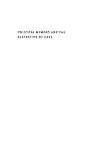 Political Memory and the Aesthetics of Care: The Art of Complicity and Resistance
 9781503630130