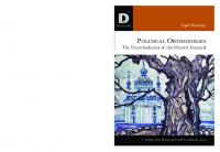 Political Orthodoxies: The Unorthodoxies of the Church Coerced
 9781506453118
