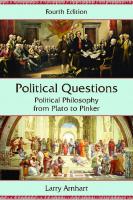 Political Questions: Political Philosophy from Plato to Pinker, Fourth Edition [Fourth Edition]
 978-1478629061; 9781478629061;  1478629061;