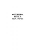 Politicians and Politics in Latin America
 9781626371545