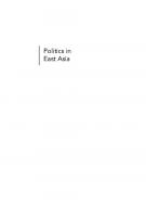 Politics in East Asia: Explaining Change and Continuity
 9781685850678