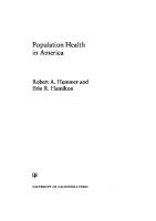 Population Health in America
 9780520965294