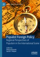 Populist Foreign Policy: Regional Perspectives of Populism in the International Scene
 3031227727, 9783031227721