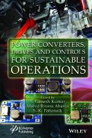 Power Converters, Drives and Controls for Sustainable Operations
 9781119791911