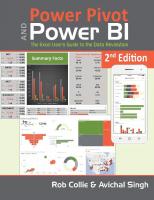 Power Pivot and Power BI: The Excel User's Guide to DAX, Power Query, Power BI & Power Pivot in Excel 2010-2016 [2 Edition]
 1615470395, 9781615470396