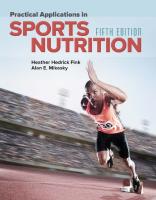 Practical applications in sports nutrition [Fifth edition]
 9781284101409, 1284101401, 9781284101393