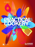 Practical cookery for the Level 3 NVQ and VRQ Diploma. [6th edition /]
 9781471806698, 1471806693
