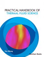 Practical Handbook of Thermal Fluid Science
 1681089211, 9781681089218