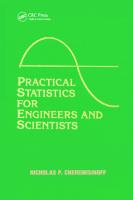 Practical Statistics For Engineers And Scientists
 9781003070238, 9780367451370, 9780877625056, 0367451379