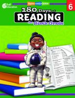 Practice, Assess, Diagnose : 180 Days of Reading for Sixth Grade [1 ed.]
 9781425895143, 9781425809270