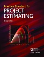 Practice Standard for Project Estimating [Second ed.]
 9781628256451, 1628256451